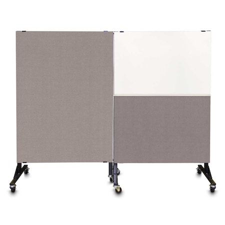 United Visual Products Sliding Door Indoor Enclosed Corkboard, 4, UV9001ACS-BRONZE-PEARL UV9001ACS-BRONZE-PEARL